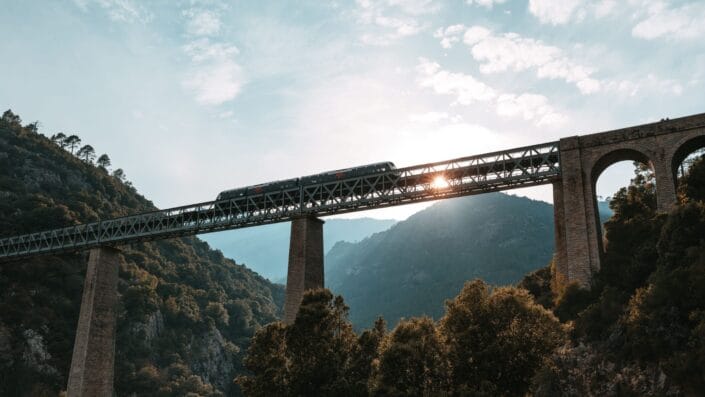 Photographie Train Corse Pont Eiffeil
