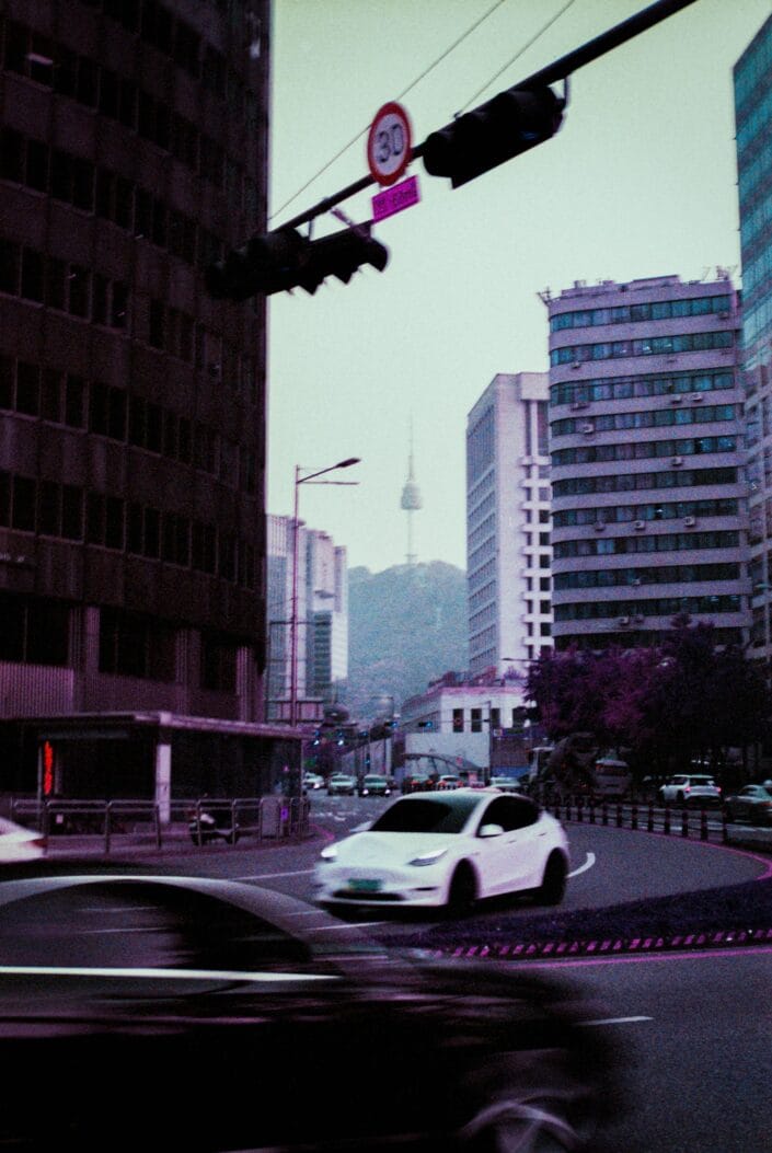 Lomography Purple Photo Corée Du Sud
