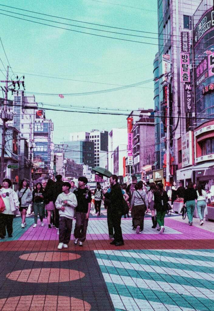 Lomography Purple Photo Corée Du Sud